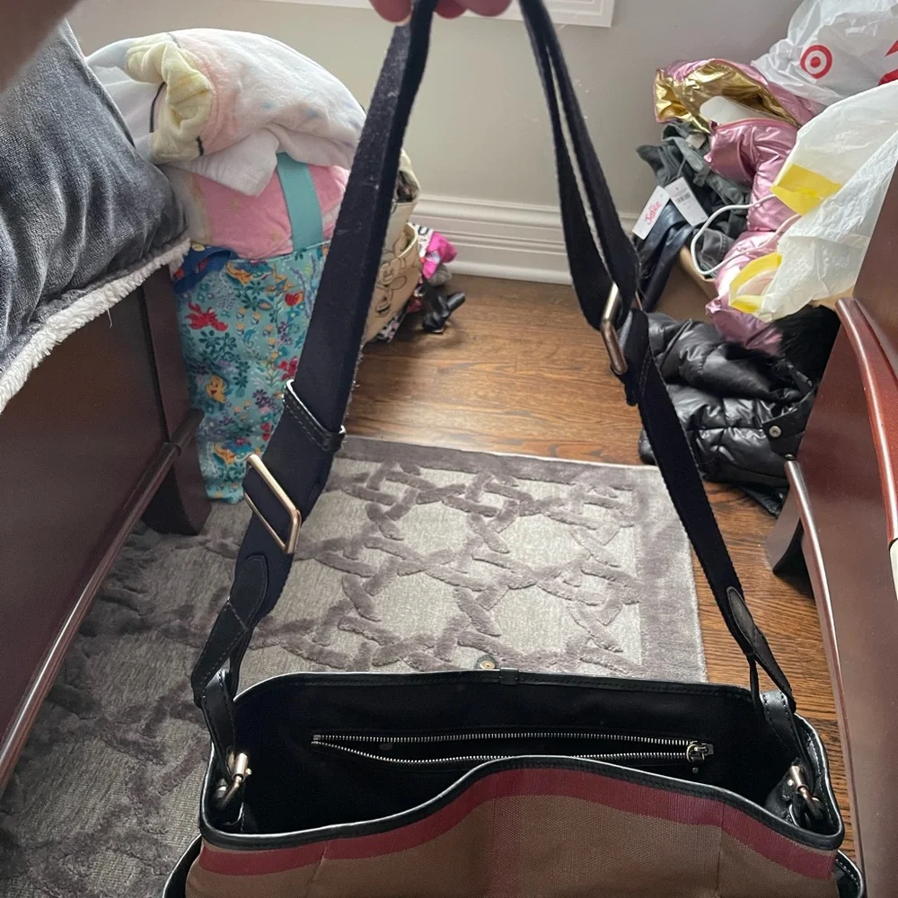 Burberry diaper bag